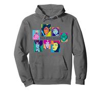 Disney Villains Bad Guys Squad Retro Color Collage Sudadera con Capucha
