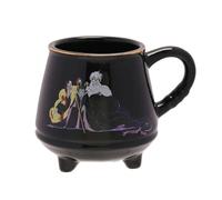 Disney Villains Cauldron Shaped Black Ceramic Mug Coffee Cup - Boxed Maleificent Ursula Cruella