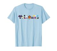 Disney Villains Classic Character Letters Camiseta