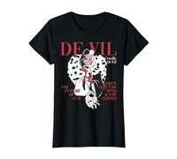 Disney Villains Cruella De Vil Magazine Cover Camiseta, Mujer, Negro, L