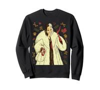 Disney Villains Cruella De Vil Vintage Art Style Collage Sudadera