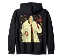 Disney Villains Cruella De Vil Vintage Art Style Collage Sudadera con Capucha