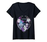 Disney Villains Evil Crew Camiseta Cuello V