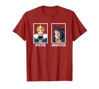 Disney Villains Evil Queen #Filter #NoFilter Funny Meme Camiseta, Hombre, Arándano, S