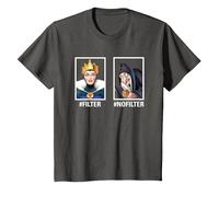 Disney Villains Evil Queen #Filter #NoFilter Funny Meme Camiseta, Niños, Asfalto, 2 años