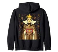 Disney Villains Evil Queen Vintage Art Style Collage Sudadera con Capucha