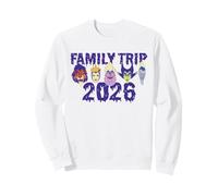 Disney Villains Family Trip 2026 Disney Vacation Matching Sudadera, Unisex para adultos, Blanco, L