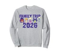 Disney Villains Family Trip 2026 Disney Vacation Matching Sudadera, Unisex para adultos, Gris Jaspeado, L