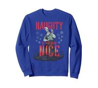 Disney Villains Holiday Hades Naughty is the New Nice Sudadera, Unisex para adultos, Azul Real, L