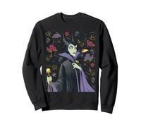 Disney Villains Maleficent Vintage Art Style Collage Sudadera