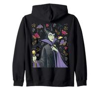 Disney Villains Maleficent Vintage Art Style Collage Sudadera con Capucha