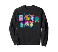 Disney Villains Retro Color Box Collage Sudadera