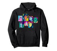 Disney Villains Retro Color Box Collage Sudadera con Capucha