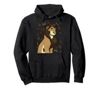 Disney Villains Scar The Lion King Vintage Art Style Collage Sudadera con Capucha