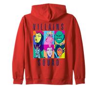 Disney Villains Squad Retro Color Grid Collage Sudadera con Capucha