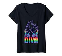 Disney Villains Ursula Diva Pride Camiseta Cuello V