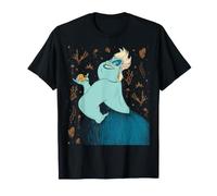 Disney Villains Ursula Vintage Art Style Collage Camiseta