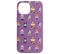 Disney Villanos Kawaii Púrpura Carcasa para iPhone 15
