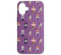 Disney Villanos Kawaii Púrpura Carcasa para iPhone 16 Plus