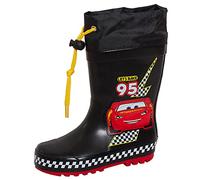 Disney Wellingtons - Botas Wellingtons para niños con cordones, Black, 23 EU
