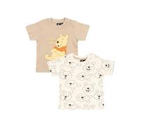 Disney Winnie Pooh - Camiseta para bebé de manga corta, color beige (2 unidades), beige, 62/68 cm