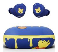 Disney Winnie The Pooh - Auriculares Bluetooth con funda de carga, auriculares inalámbricos con micrófono integrado + hasta 30 horas de reproducción, regalos de Winnie The Pooh para niñas, niños,