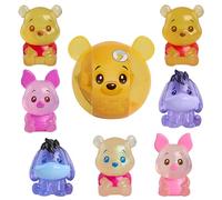 Disney Winnie The Pooh Bear-y Cute - Figuras Coleccionables de Gelatina de 5 cm con Textura Suave y Brillante - Juguete Sorpresa para Niños y Fans Desde 3 Años