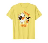 Disney Winnie the Pooh Boo Pooh Halloween Camiseta, Hombre, Limón, S