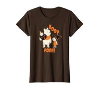 Disney Winnie the Pooh Boo Pooh Halloween Camiseta, Mujer, Marrón, XS