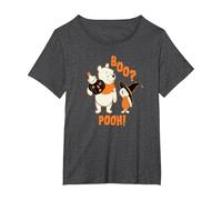 Disney Winnie the Pooh Boo Pooh Halloween Camiseta, Mujer tallas grandes, Jaspeado Oscuro, 2XL Grande