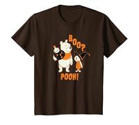 Disney Winnie the Pooh Boo Pooh Halloween Camiseta, Niños, Marrón, 10 años