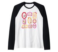 Disney Winnie the Pooh Cross Stitch Frames 100th Anniversary Camiseta Manga Raglan
