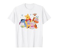Disney Winnie The Pooh Cute Easter Team Group Shot Big Logo Camiseta
