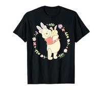 Disney Winnie the Pooh Easter Bunny Hug Pastel Spring Flower Camiseta