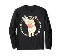 Disney Winnie the Pooh Easter Bunny Hug Pastel Spring Flower Manga Larga