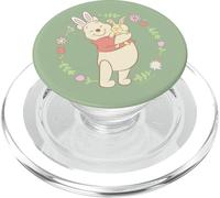 Disney Winnie the Pooh Easter Bunny Hug Pastel Spring Flower PopSockets PopGrip para MagSafe