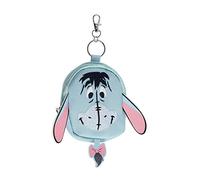 Disney Mini mochila con llavero Winnie the Pooh Eeyore, gris, azul y rosa, Talla única