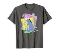 Disney Winnie The Pooh Eeyore Retro Butterflies Poster Camiseta