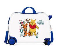 Disney Winnie The Pooh Equipaje- Equipaje para niños, Unisex niños, Blanco, Talla Unica