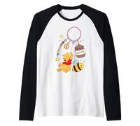 Disney Winnie the Pooh Fashion Bag Charm Camiseta Manga Raglan