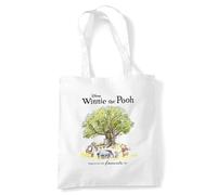 Disney Winnie The Pooh Favourite Day Poster Bolsa Tote Reutilizable para Compras y Viaje, Blanco