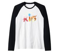 Disney Winnie The Pooh & Friends Birthday Kid Party Gift Camiseta Manga Raglan