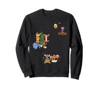 Disney Winnie the Pooh & Friends Christmas Scenes Holiday Sudadera