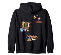 Disney Winnie the Pooh & Friends Christmas Scenes Holiday Sudadera con Capucha