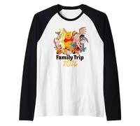 Disney Winnie the Pooh & Friends Family Trip 2026 Vacation Camiseta Manga Raglan