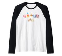 Disney Winnie The Pooh & Friends Grandpa Family Disney Trip Camiseta Manga Raglan