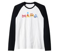 Disney Winnie the Pooh & Friends Mama Mother's Day Birthday Camiseta Manga Raglan