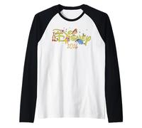 Disney Winnie the Pooh & Friends Script Logo 2026 Trip Camiseta Manga Raglan