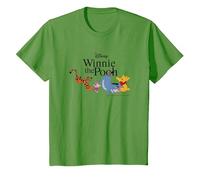 Disney Winnie The Pooh Gang Camiseta, Niños, Hierba, 10 años