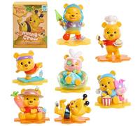 Disney Winnie The Pooh Happy Haul Hunny Crew Designer Figures, Figura Coleccionable Sorpresa en Caja Sorpresa con Acabados Brillantes, 10 cm, edición Limitada, a Partir de 8 años